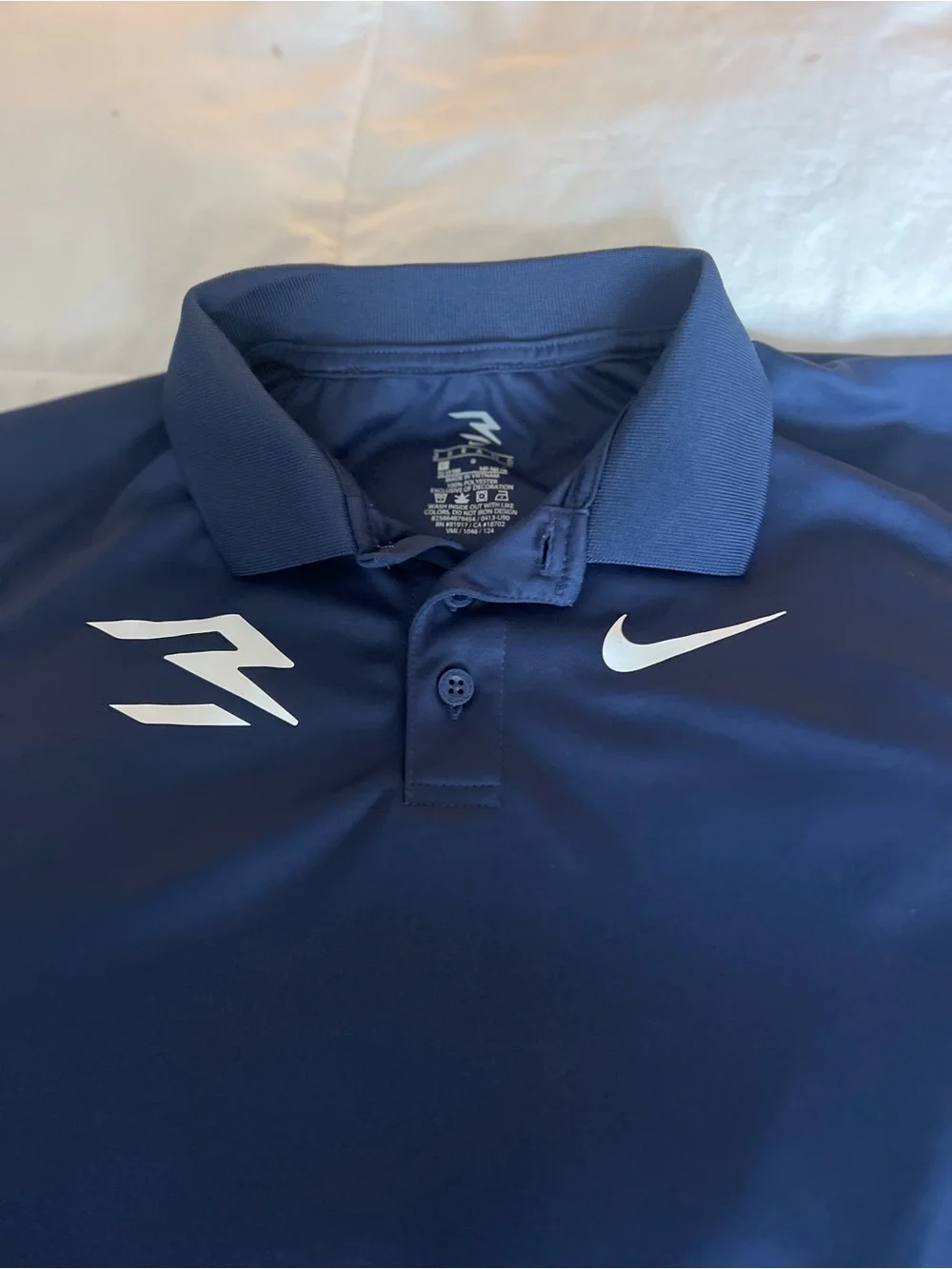 Nike Navy Blue Dri-FIT Polo Shirt